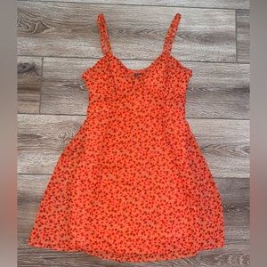 Wild Fable, Small, Mini Dress, Red, Floral